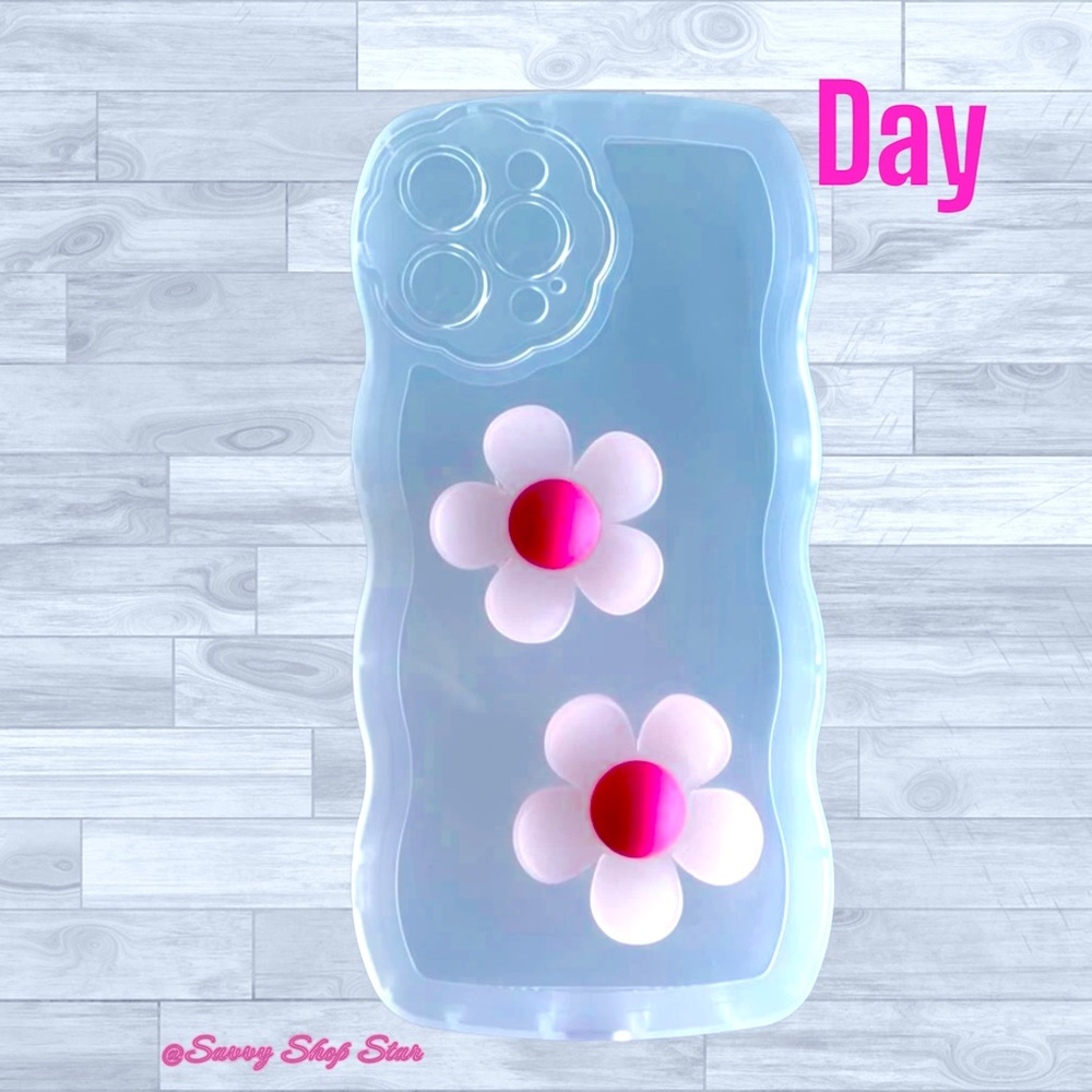 Glow in the Dark Flower Case! Various Sizes